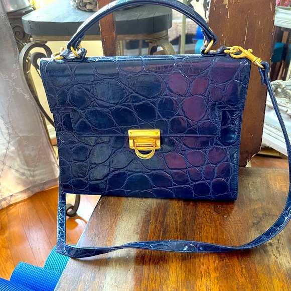 Vintage Patent Leather Strap or Handle Bag - Picture 1 of 7